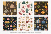 Cozy October Pattern clipart set, a Seasonal Illustration by Yelloo Fish (Thumbnail 13 of 15)