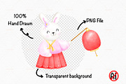 Happy Mid Autumn festival watercolor, a Seasonal Illustration by Vavavan Artwork (Thumbnail 4 of 6)