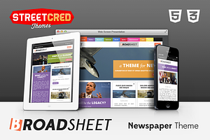 Broadsheet - Newspaper Theme