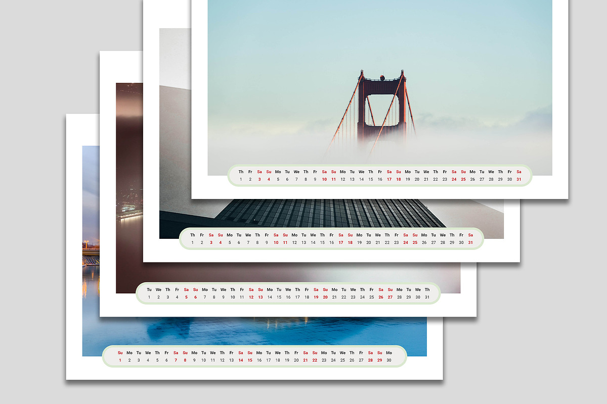 Calendar Template/Landscape 2026, a Stationery Template by Design Zone (Photo 5 of 7)