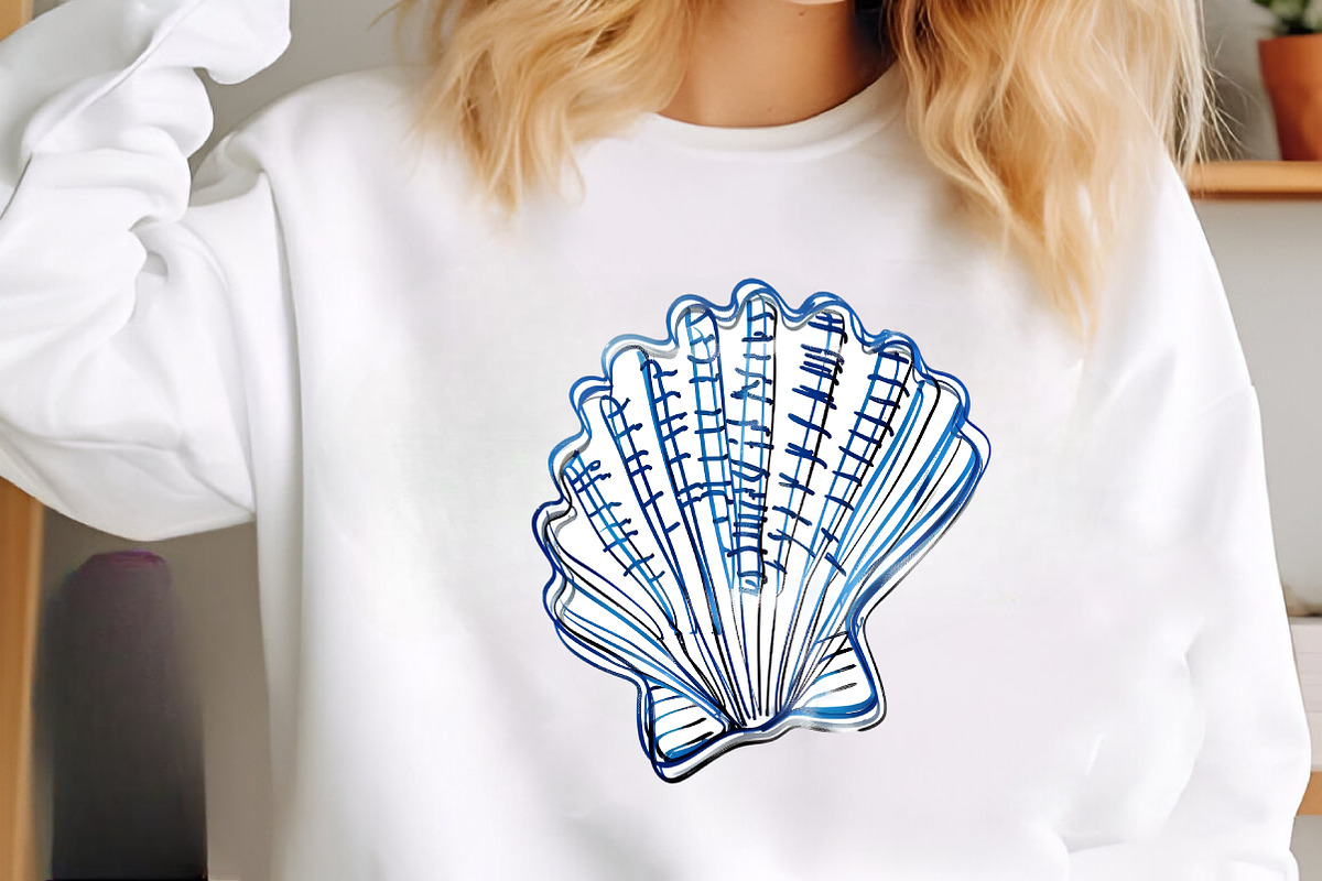Hand Drawn Beach Ocean Elements, an Illustration by SinaCreation (Photo 6 of 11)