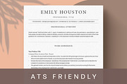 ATS Friendly Resume Template, a Resume Template by UX-group (Thumbnail 1 of 6)