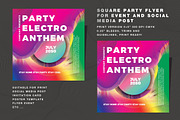 Abstract Party Vol 06 Flyer Social, a Flyer Template by feydesign (Thumbnail 2 of 2)