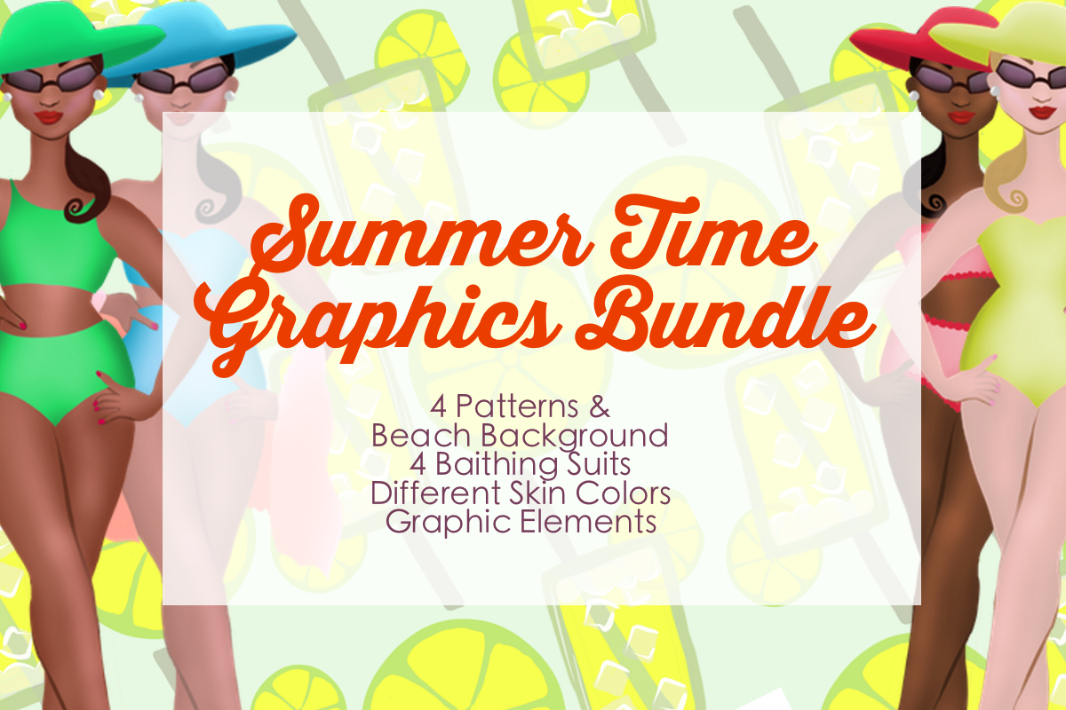 Summer Time Graphic Bundle, a Pattern Graphic by CosmicMedium (Photo 2 of 6)