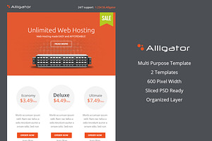 Alligator Business PSD EmailTemplate