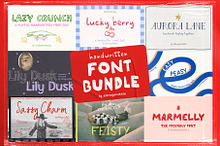 Handwritten FONT BUNDLE