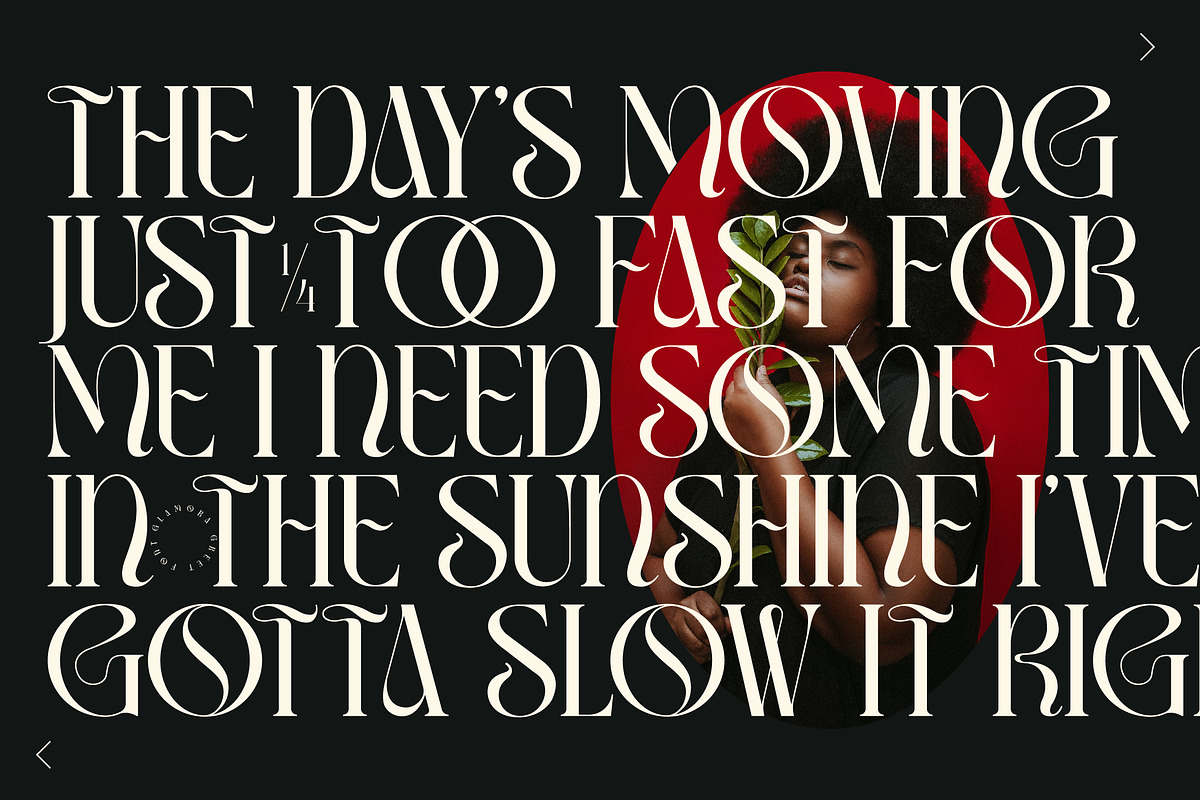 Glamora Stylish Display Font, a Serif Font by Storytype Studio (Photo 9 of 15)