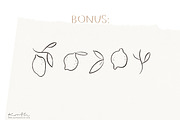 Handwritten Font / & illustration, a Sans Serif Font by KruthDesign (Thumbnail 8 of 8)