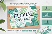 Floral Elements Bundle, a Decorative Illustration by Boyko Pictures (Thumbnail 1 of 11)