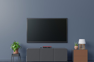 Smart TV in live room, an Architecture Photo by vanitjan