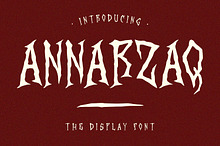 Annarzaq Display Font