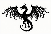 Ornate Heraldic Dragon Emblem, an Illustration by Creativeshirt (Thumbnail 9 of 9)