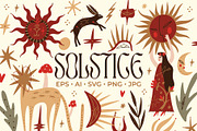Solstice Bundle, an Object Illustration by Annie Konst (Thumbnail 1 of 17)