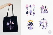 Mystical Mushrooms Clipart Set, an Object Graphic by Alena Koval (Thumbnail 8 of 16)