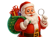 Santa Claus with colorful Christmas, an Illustration by Vector Stall (Thumbnail 1 of 4)