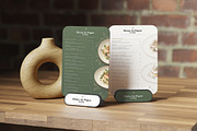 A5 Stand Menu Paper Mockup, an Advertising Mockup by My Code Std (Thumbnail 3 of 5)