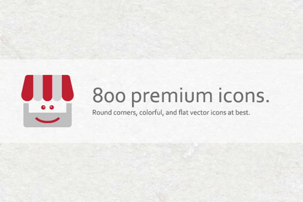 800 Premium Vector Icons, an Icon by thebeast (Photo 1 of 5)