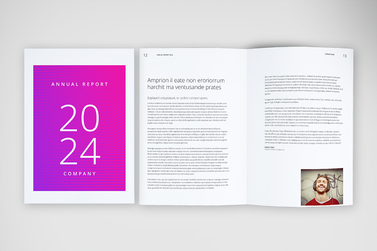 Annual Report with a Clear Reduced