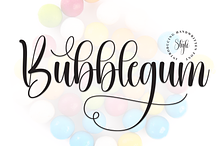 Bubblegum | Script Font