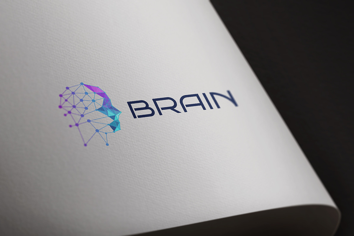 Futuristic AI Brain Logo Design, a Branding & Logo Template by HueNestify (Photo 2 of 3)