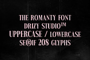 The Romanty – Romantic Old Style, a Serif Font by Drizy (Thumbnail 2 of 10)