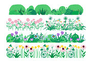 FLOWER GARDEN: plants, greenhouse, a Seasonal Illustration by Elliko shop (Thumbnail 10 of 16)