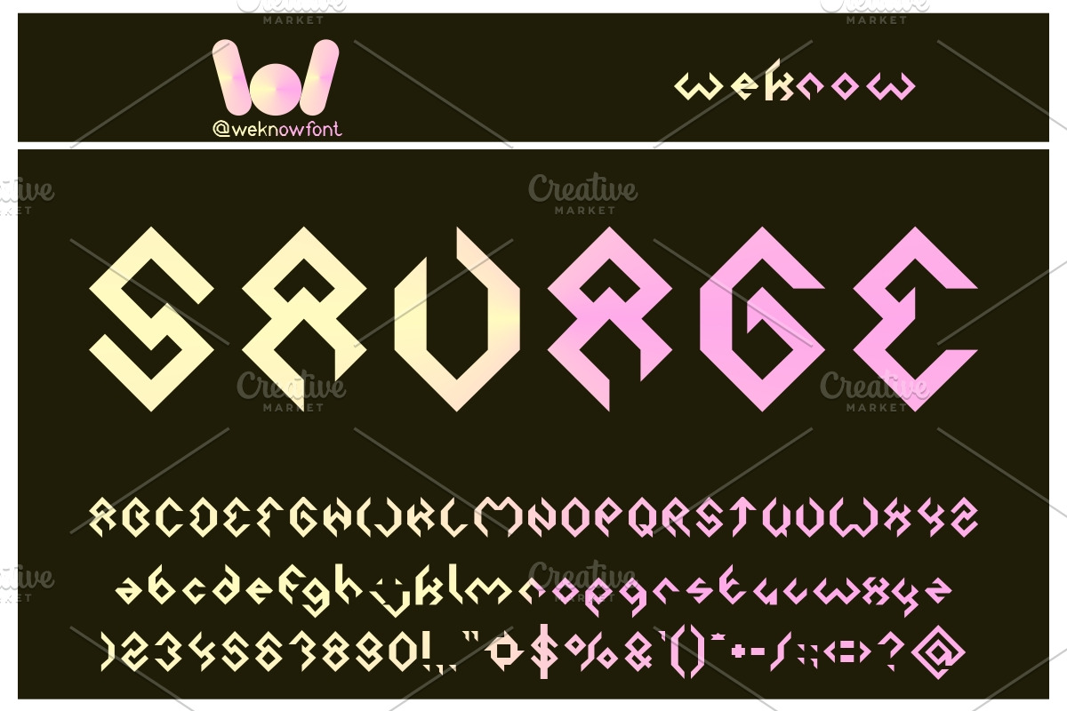 Diamond Font, a Font by weknow (Photo 5 of 5)