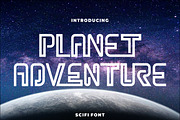 Planet Adventure - Scifi Font, a Font by PutraCetol Studio (Thumbnail 1 of 11)