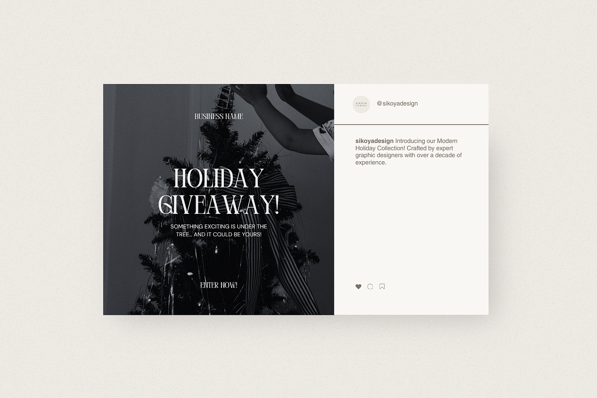 20 Christmas Canva Templates, a Social Media Template by Sikoya Design (Photo 5 of 5)