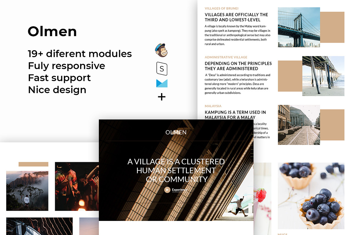 Olmen – Responsive Email template, an Email Template by ThemesCode