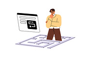 Business people working concept set, a Person Illustration by PaperTrident (Thumbnail 5 of 13)