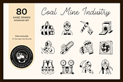 Coal Mine Industry Drawing, an Outline Icon by Vectors Market (Thumbnail 1 of 9)