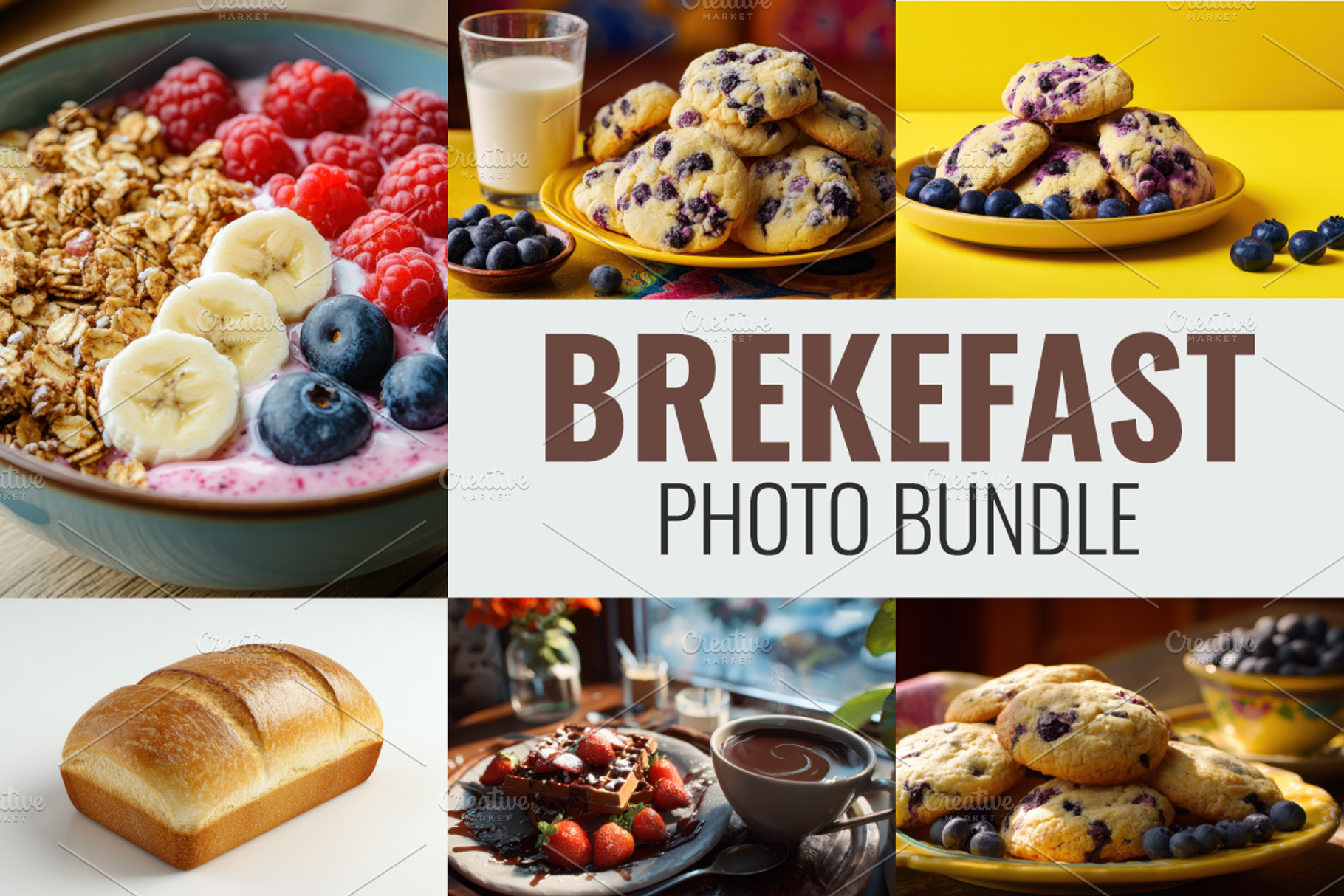 42 photographs of breakfast items., a Food & Drink Photo by SouravDesign