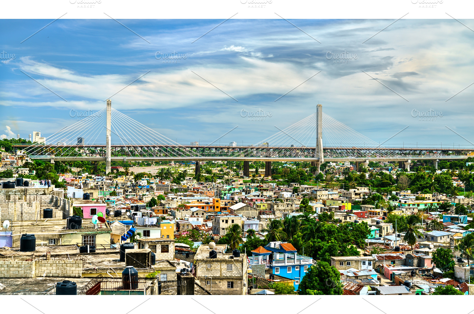Francisco del Rosario Sanchez bridge, an Architecture Photo by Leonid Andronov