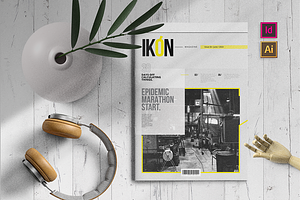 Ikon - Creative Magazine Template, a Magazine Template by spidergraph