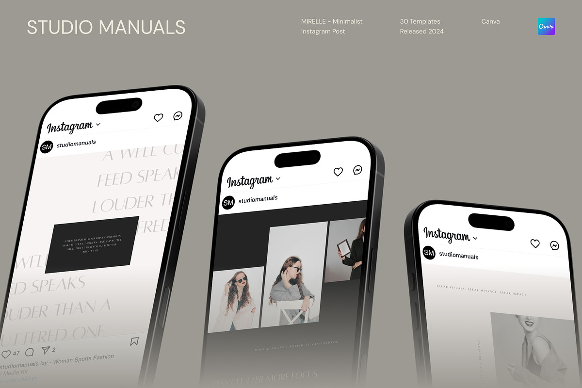 MIRELLE – Minimalist Instagram Post, a Social Media Template by Studio Manuals (Photo 6 of 8)