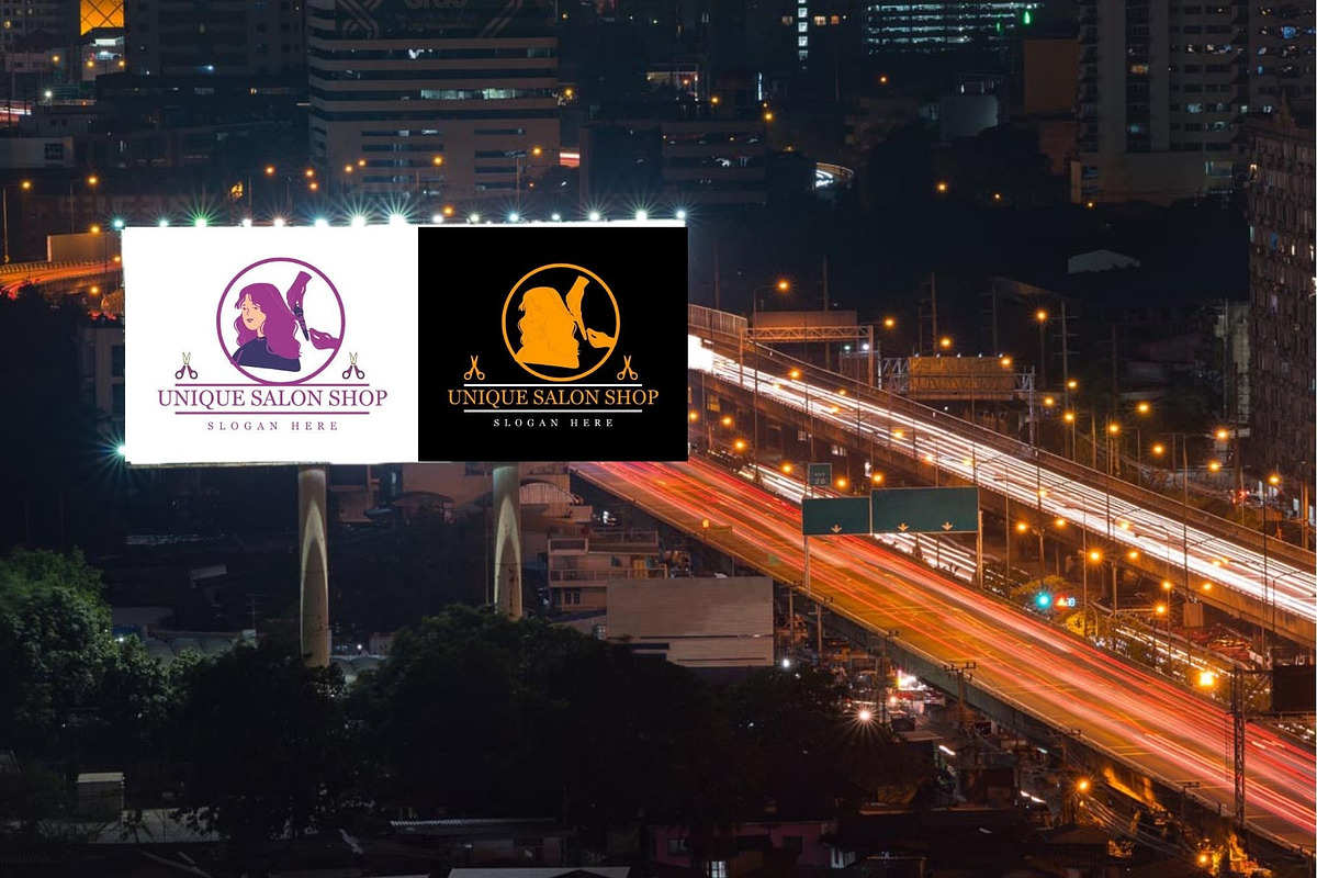 Stunning Salon Shop Brand Logo, a Branding & Logo Template by Mishek Munene (Photo 4 of 7)