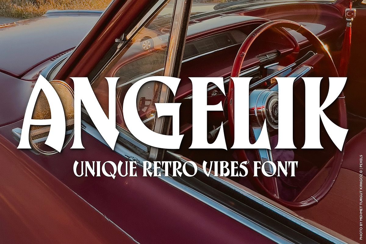 Angelik Font, a Serif Font by Mysterylab Designs (Photo 1 of 9)