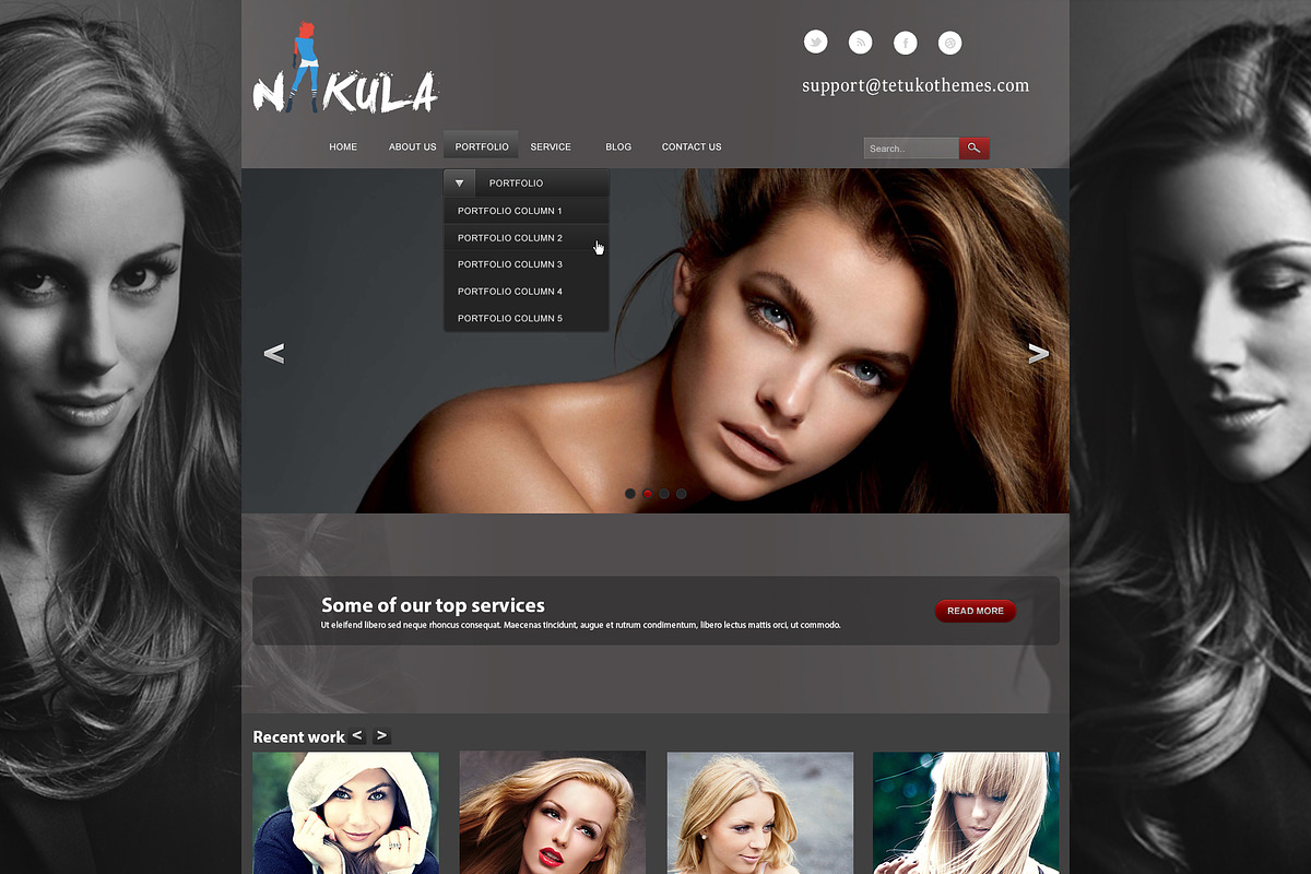 Nakula - Agency PSD Template, a Websites & App Template by Tetuko Themes (Photo 2 of 4)