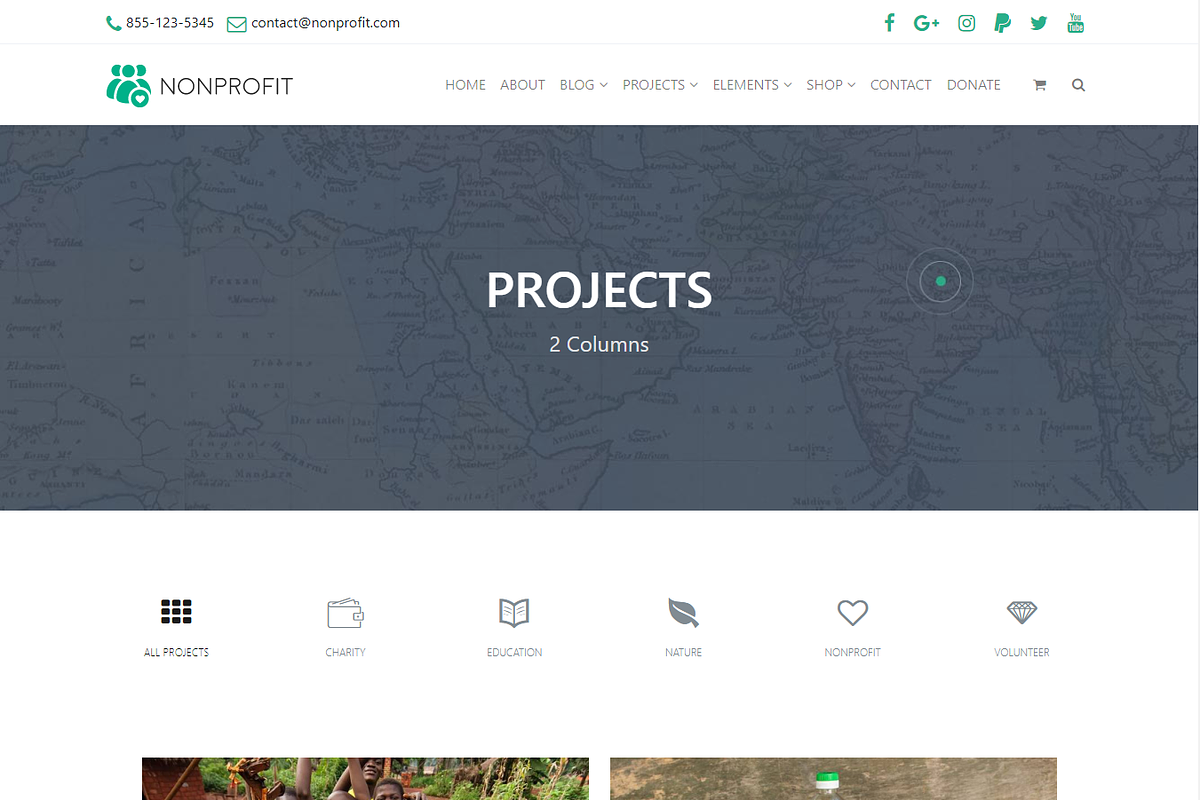 Nonprofit Charity WordPress Theme, a WordPress Template by Visualmodo (Photo 17 of 23)