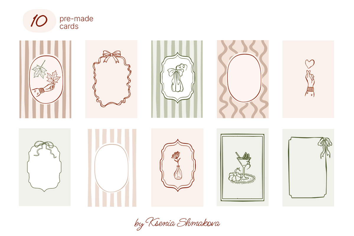 Whimsy Autumn Vector Doodle Clipart, a Seasonal Illustration by Ksenia Shmakova (Photo 16 of 18)