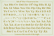 Lamna Rounded Rough, a Serif Font by Craft Supply Co. (Thumbnail 8 of 8)