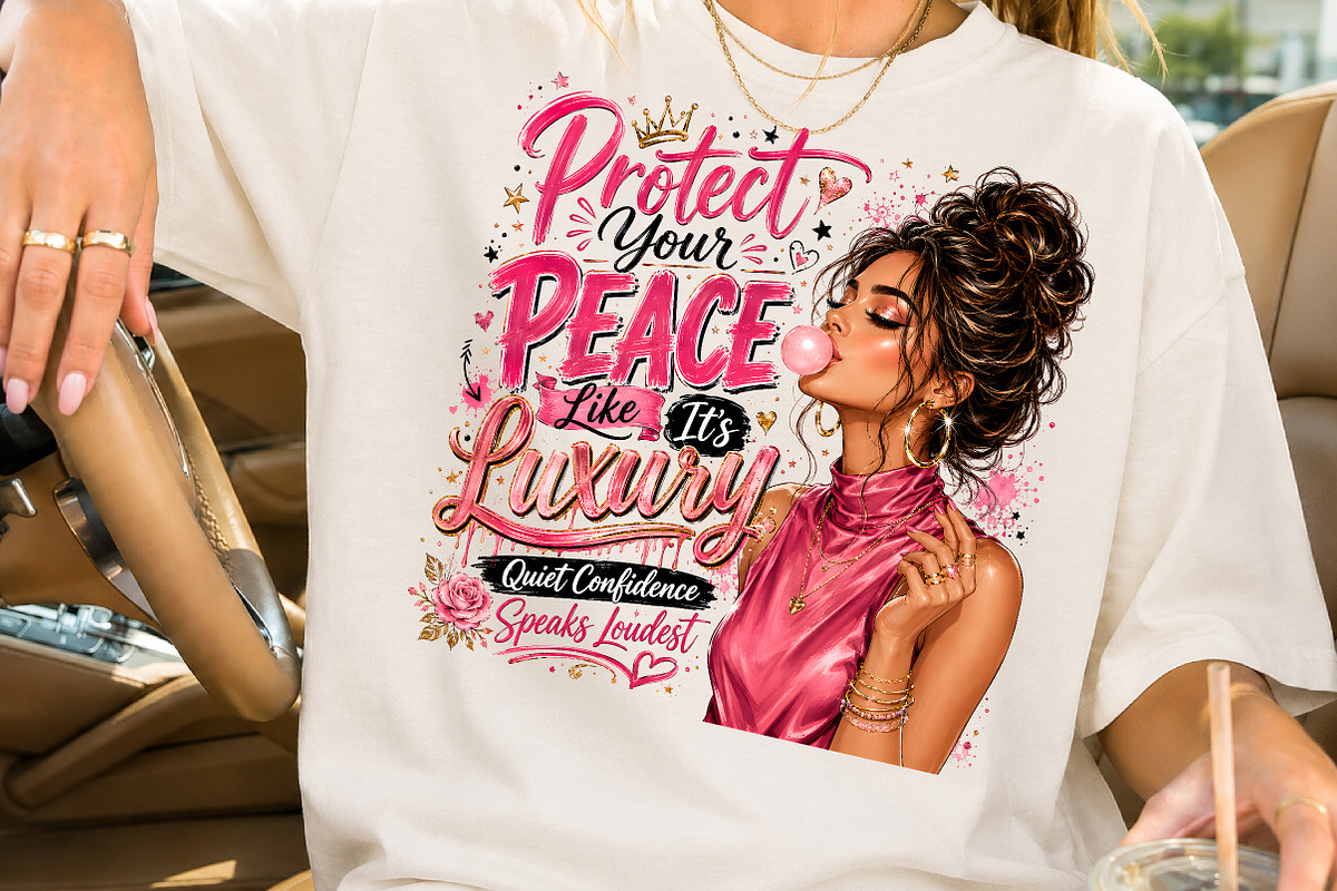 Protect Your Peace Like Its Luxury, a Person Illustration by Rose Art (Photo 2 of 4)