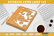 Merry Christmas Notebook Cover, a Decorative Illustration by OTVEY DESIGN (Thumbnail 2 of 13)
