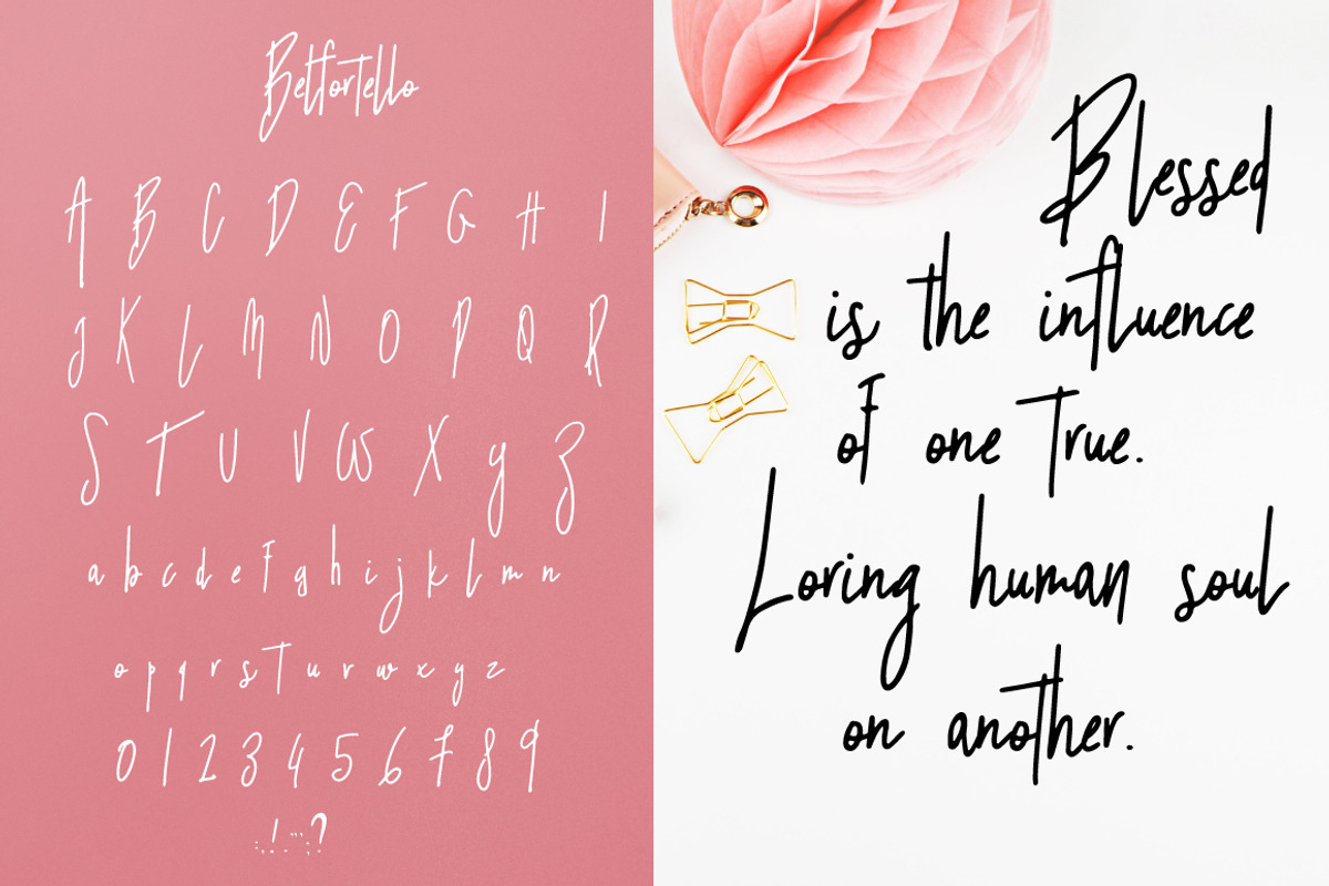 Belfortello Script preview 4