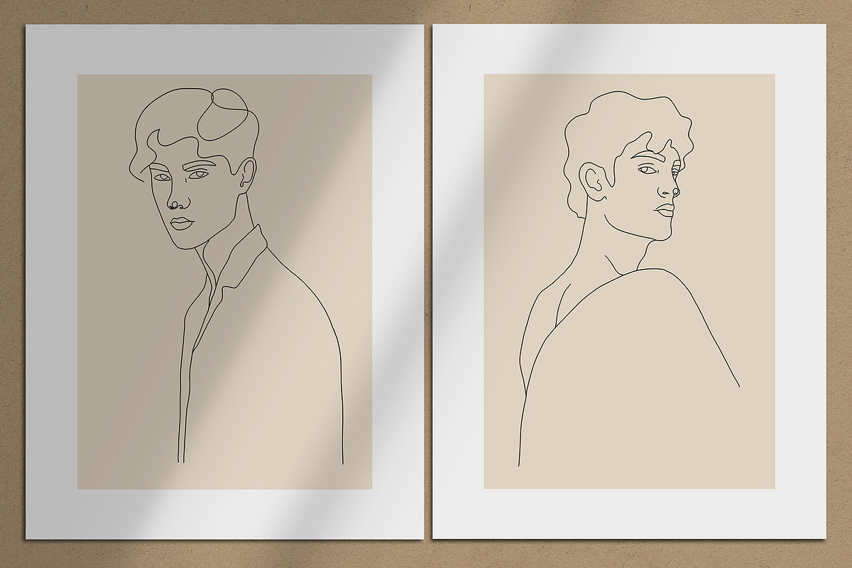 10 Boys Line Art, a Decorative Illustration by Miracles Everywhere (Photo 2 of 6)