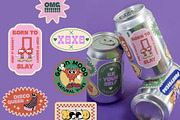 Vibe Check Sticker Pack, an Object Graphic by Alina Sh (Thumbnail 9 of 11)