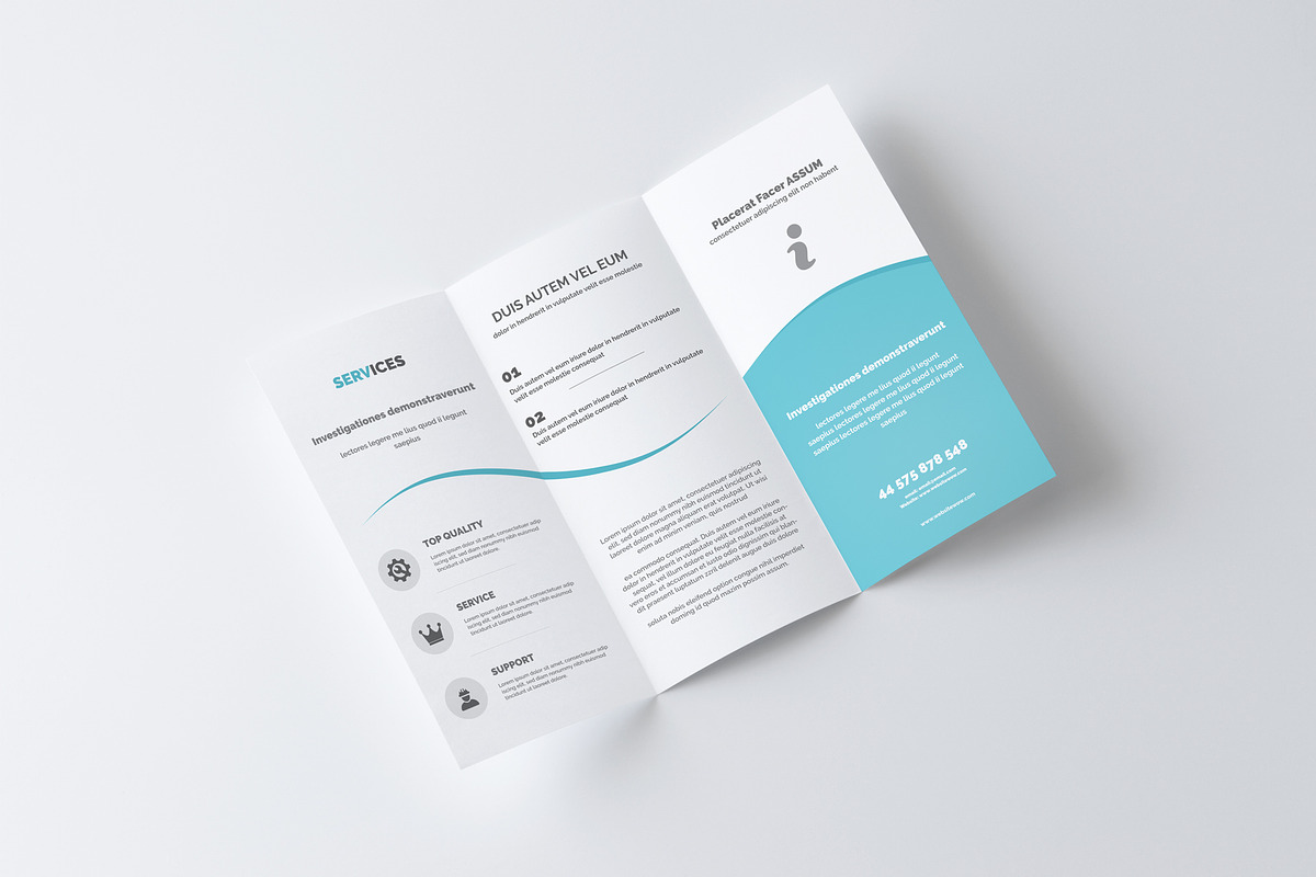 Business Trifold Brochure, a Brochure Template by Creative Shop (Photo 2 of 3)