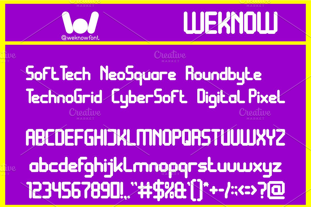 Video Games font, a Font by weknow (Photo 4 of 8)