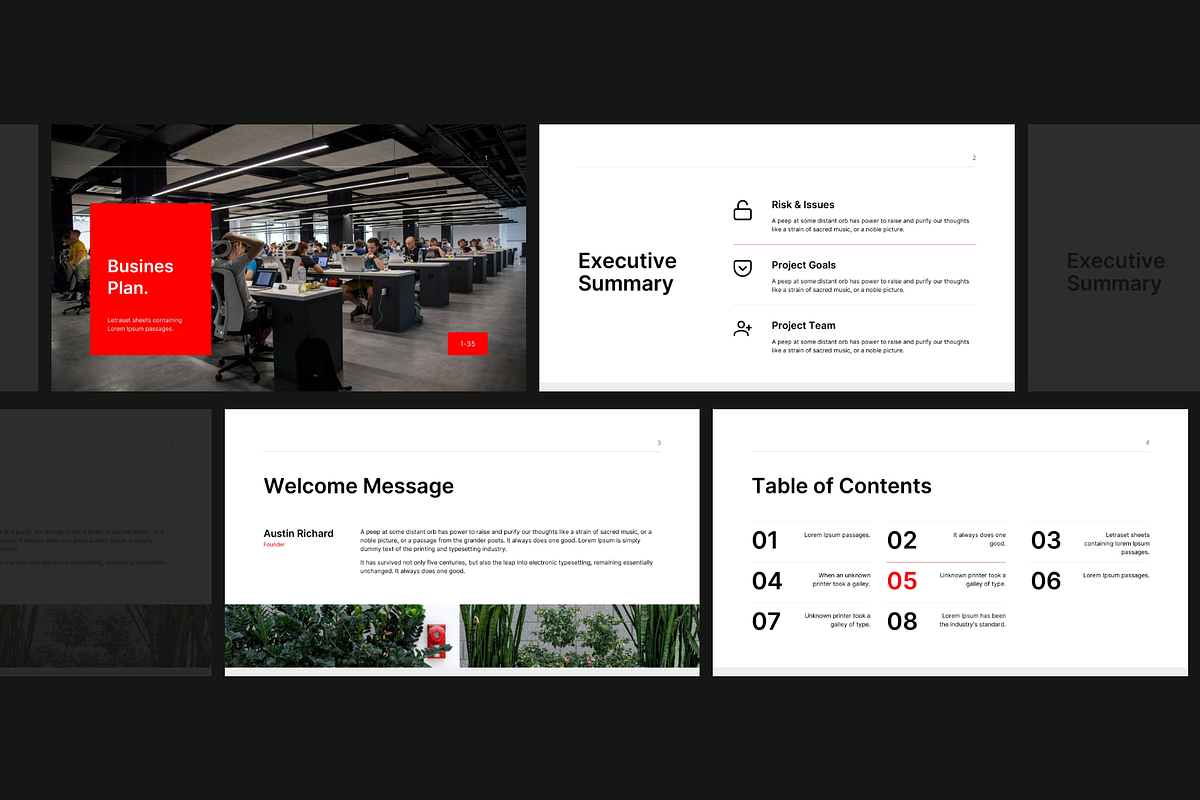 MNML - BUSINESS PLAN Template, a Presentation Template by MNML Agency (Photo 7 of 73)